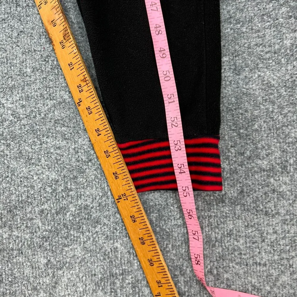Disney Mickey One Piece Pajama Youth Girls S Small Zip Front Footless Hooded PJs